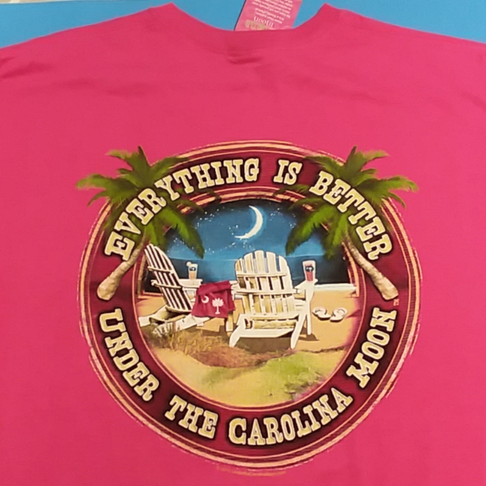Under the Carolina moon tee shirt